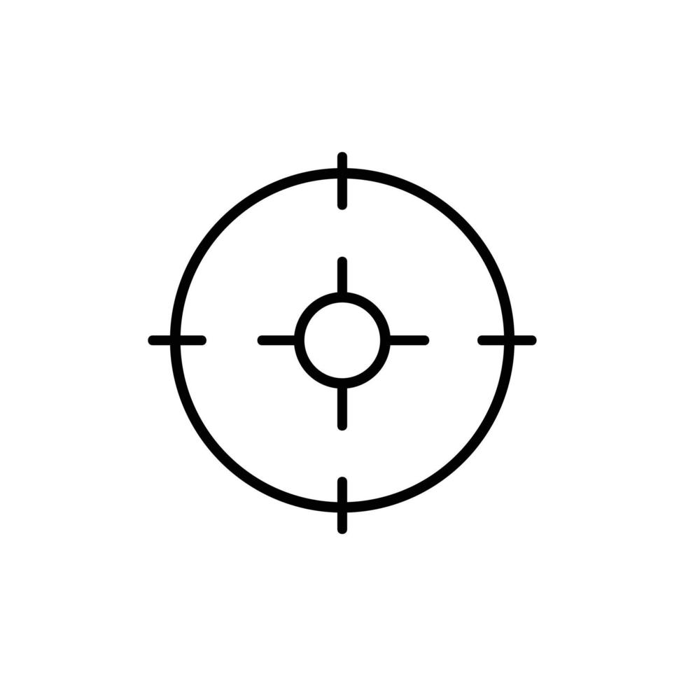 Target vector icon