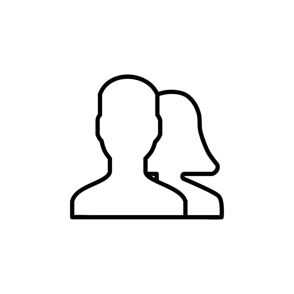 icono de perfil de usuario vector