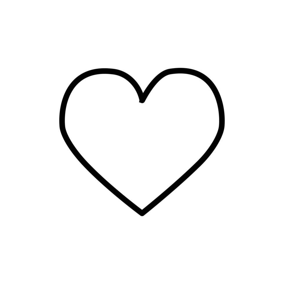 Like, Heart or love vector icon