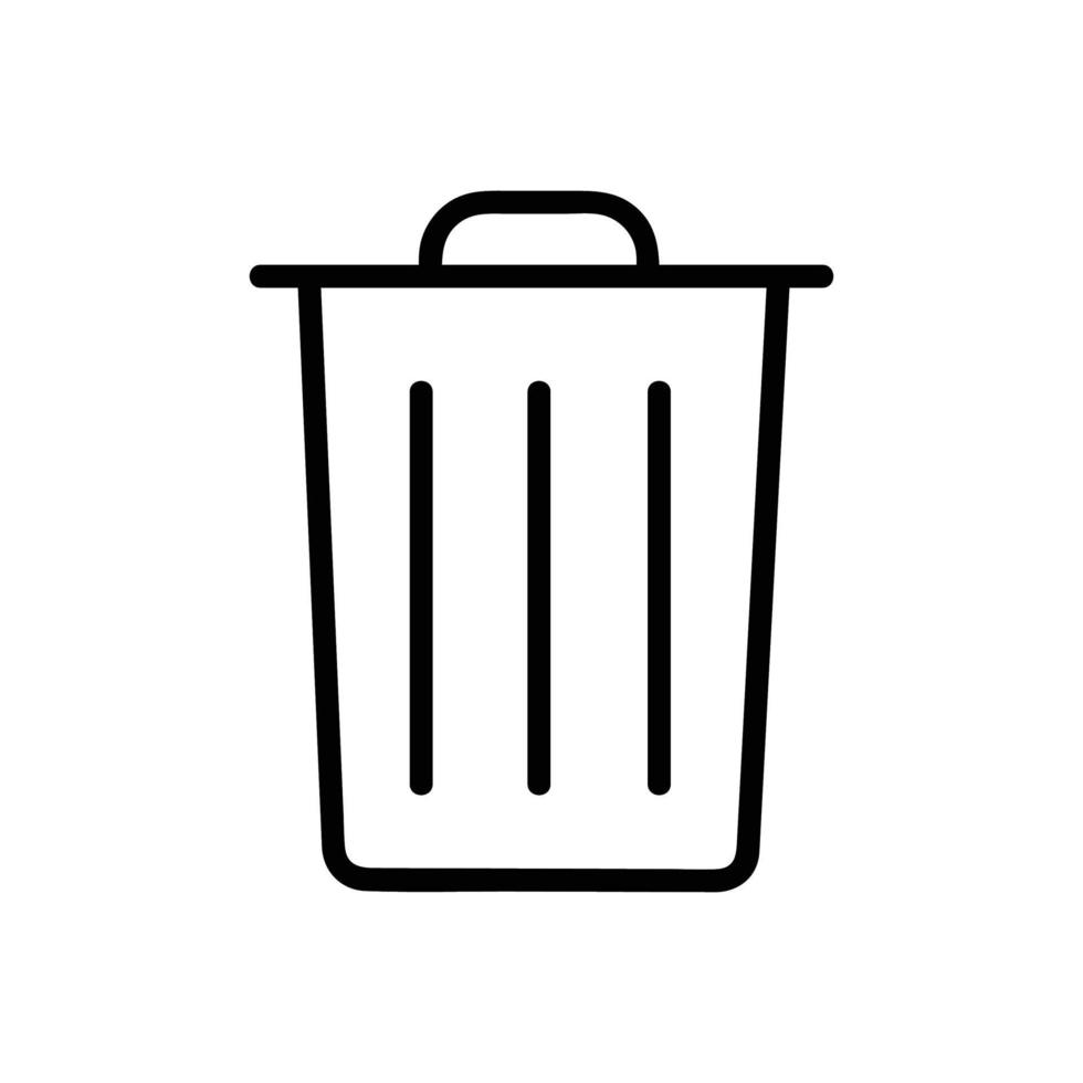 Garbage Can Icons vector