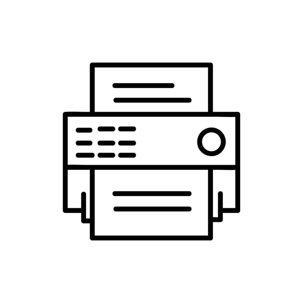 Fax vector icon