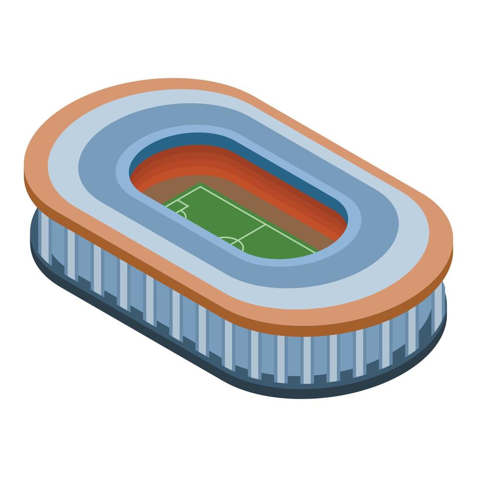 Sport building icon, isometric style vector