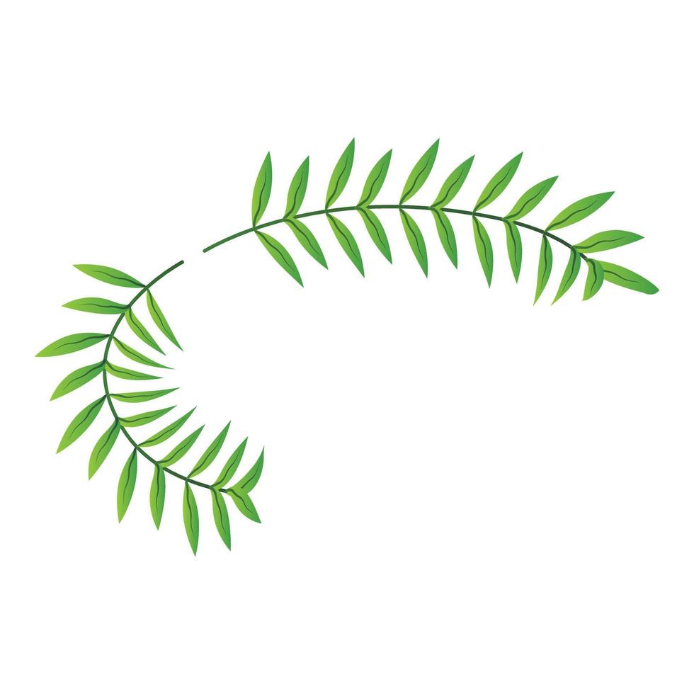 icono de laurel de decoración, estilo isométrico vector