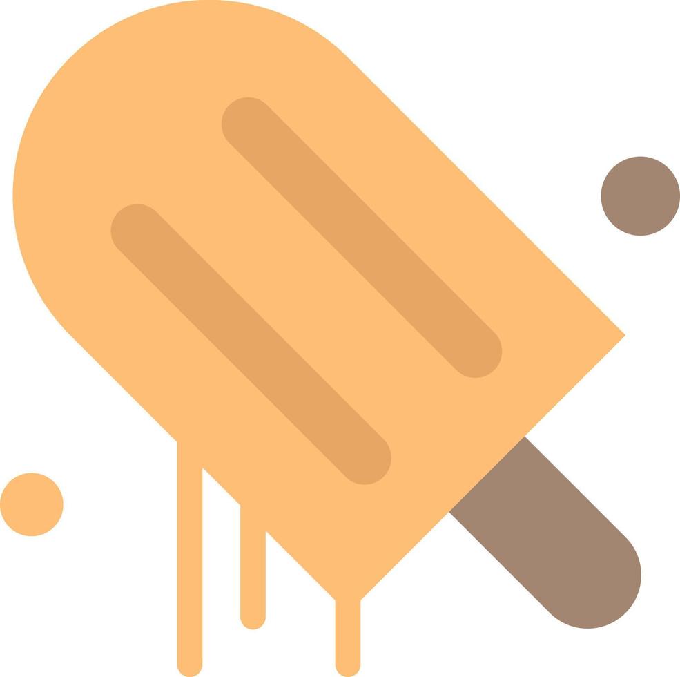 helado crema americano usa color plano icono vector icono banner plantilla