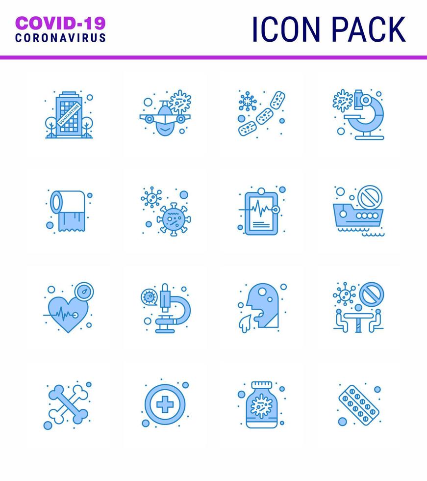 Coronavirus awareness icons 16 Blue icon Corona Virus Flu Related such as virus laboratory virus bacteria virus viral coronavirus 2019nov disease Vector Design Elements