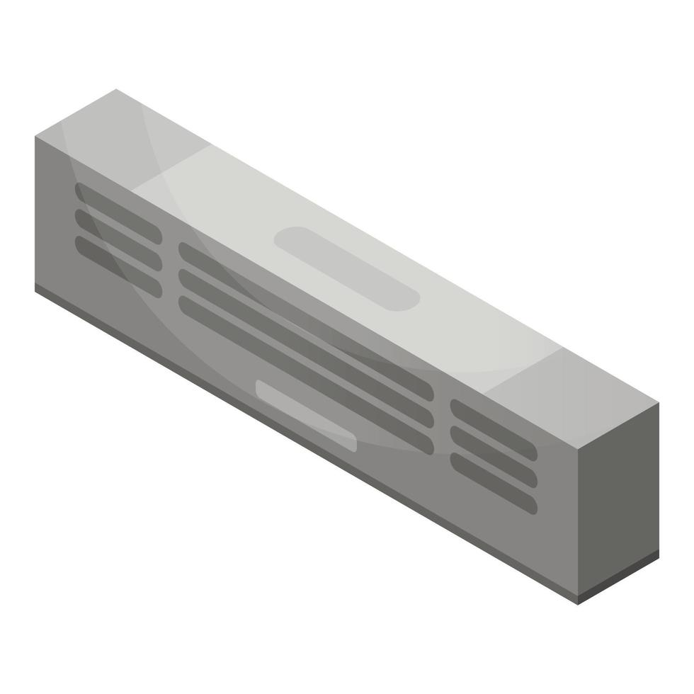 Old conditioner icon, isometric style vector