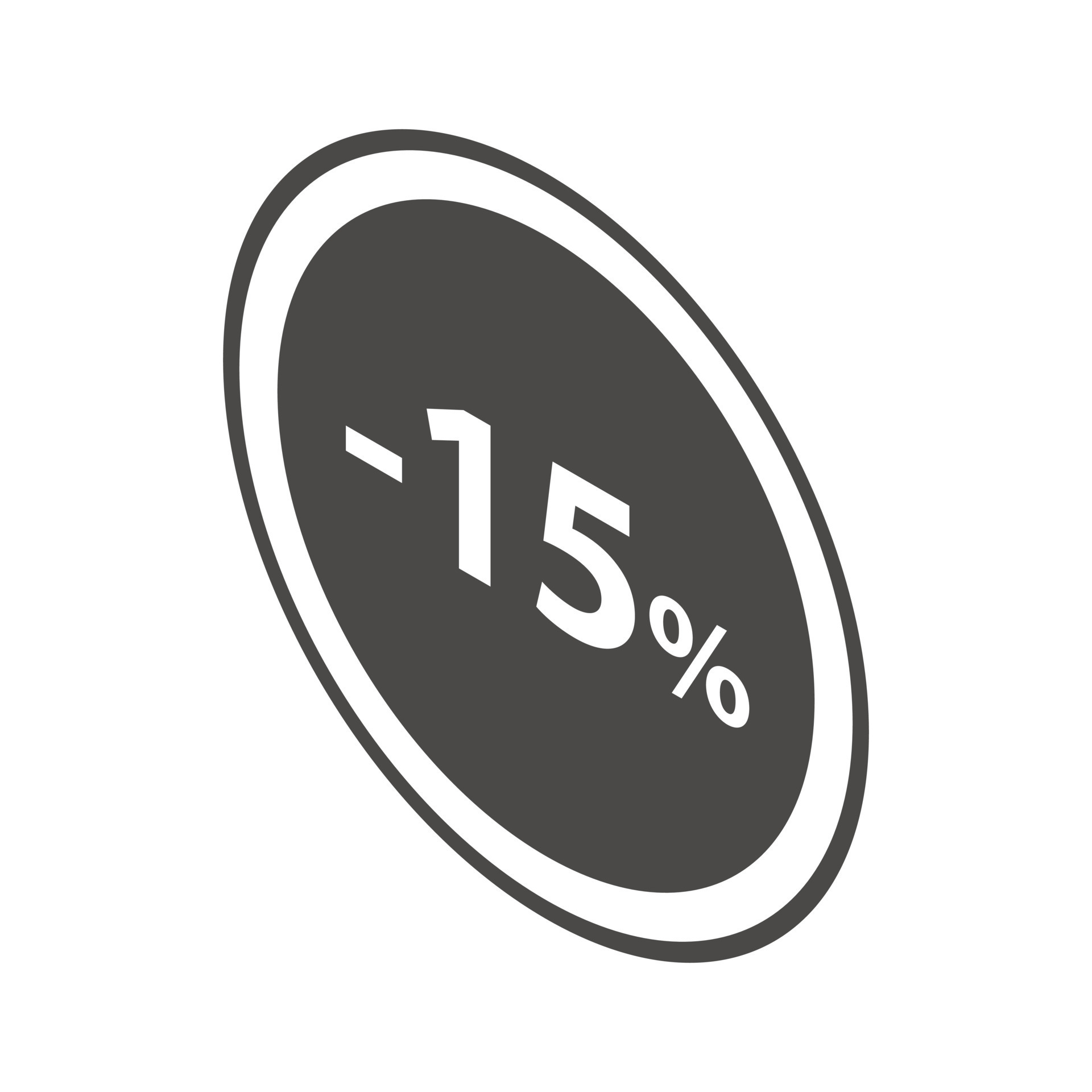 Minus 15 Percent Sale Black Emblem Icon Isometric Style 15201041 minus-15-percent-sale-black-emblem-icon-isometric-style-15201041