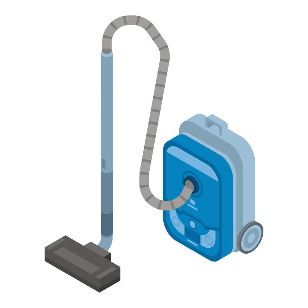 Vacuum cleaner icon, isometric style vector