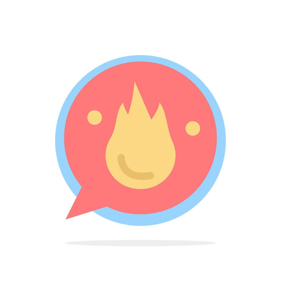 Chat Career Education Motivation Training Abstract Circle Background Flat color Icon vector