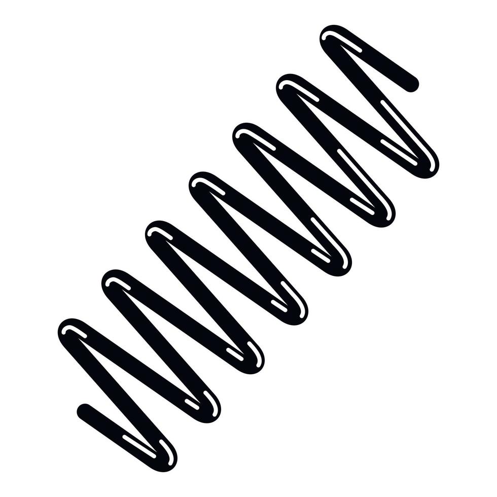 Model spring icon, simple style vector