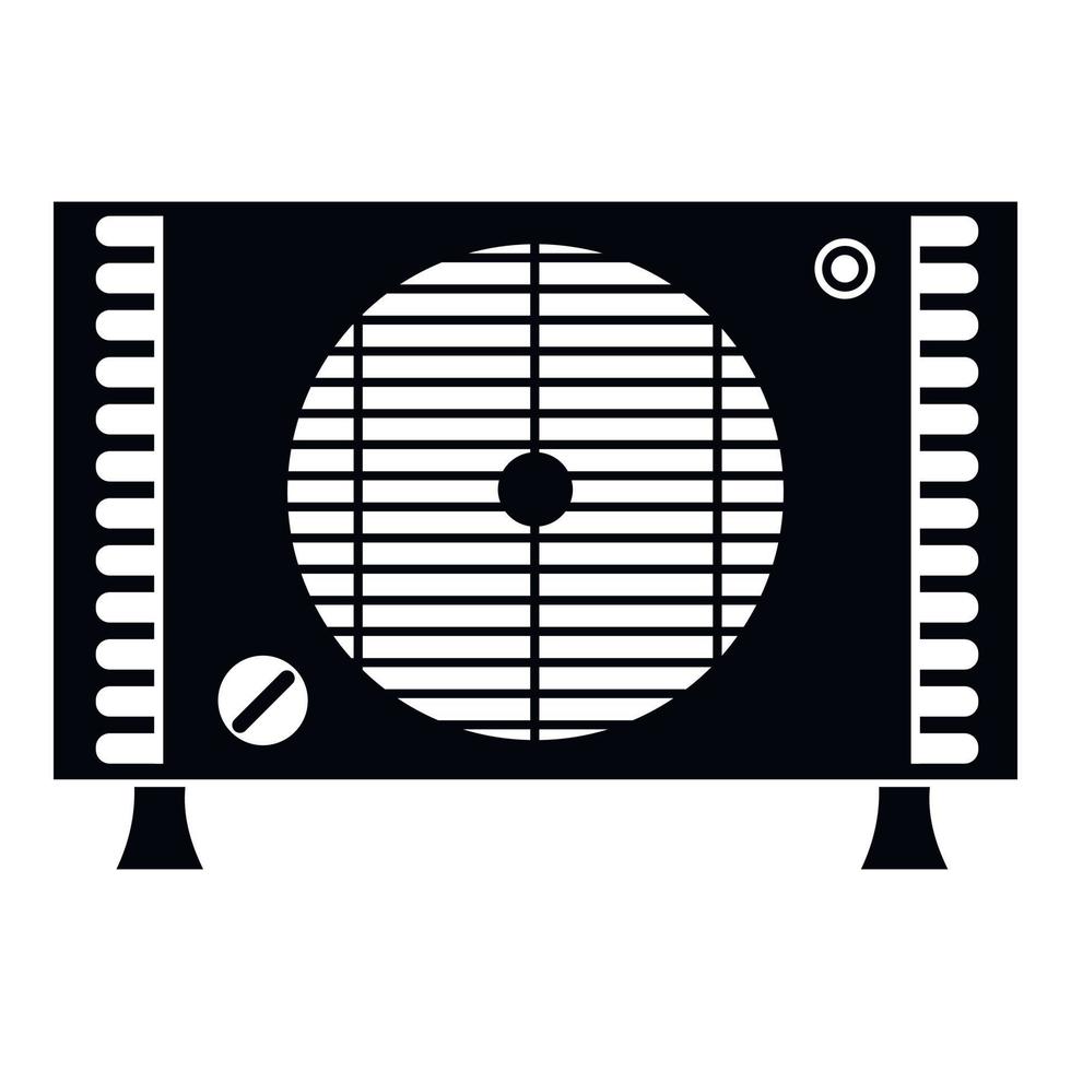 Air conditioning compressor icon, simple style vector