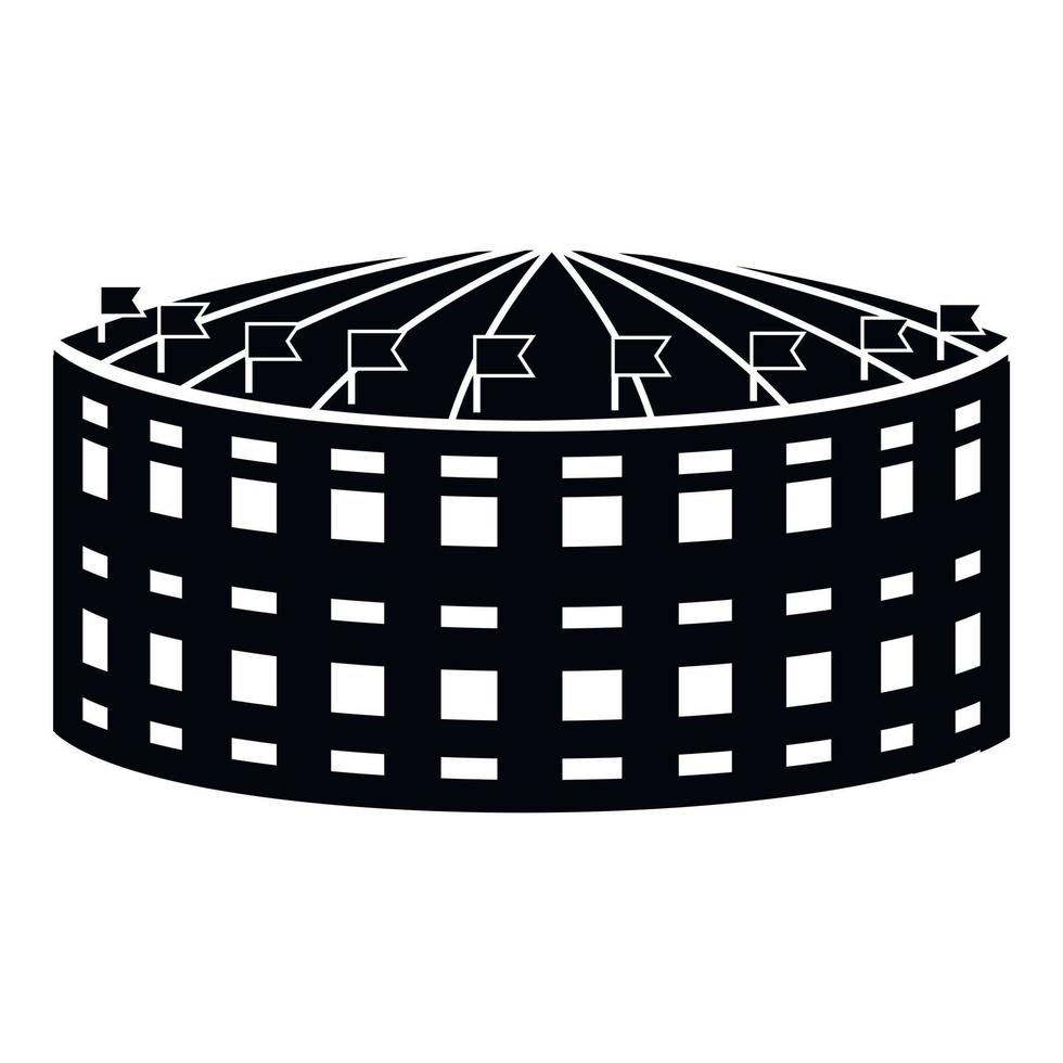 Sports arena icon, simple style vector