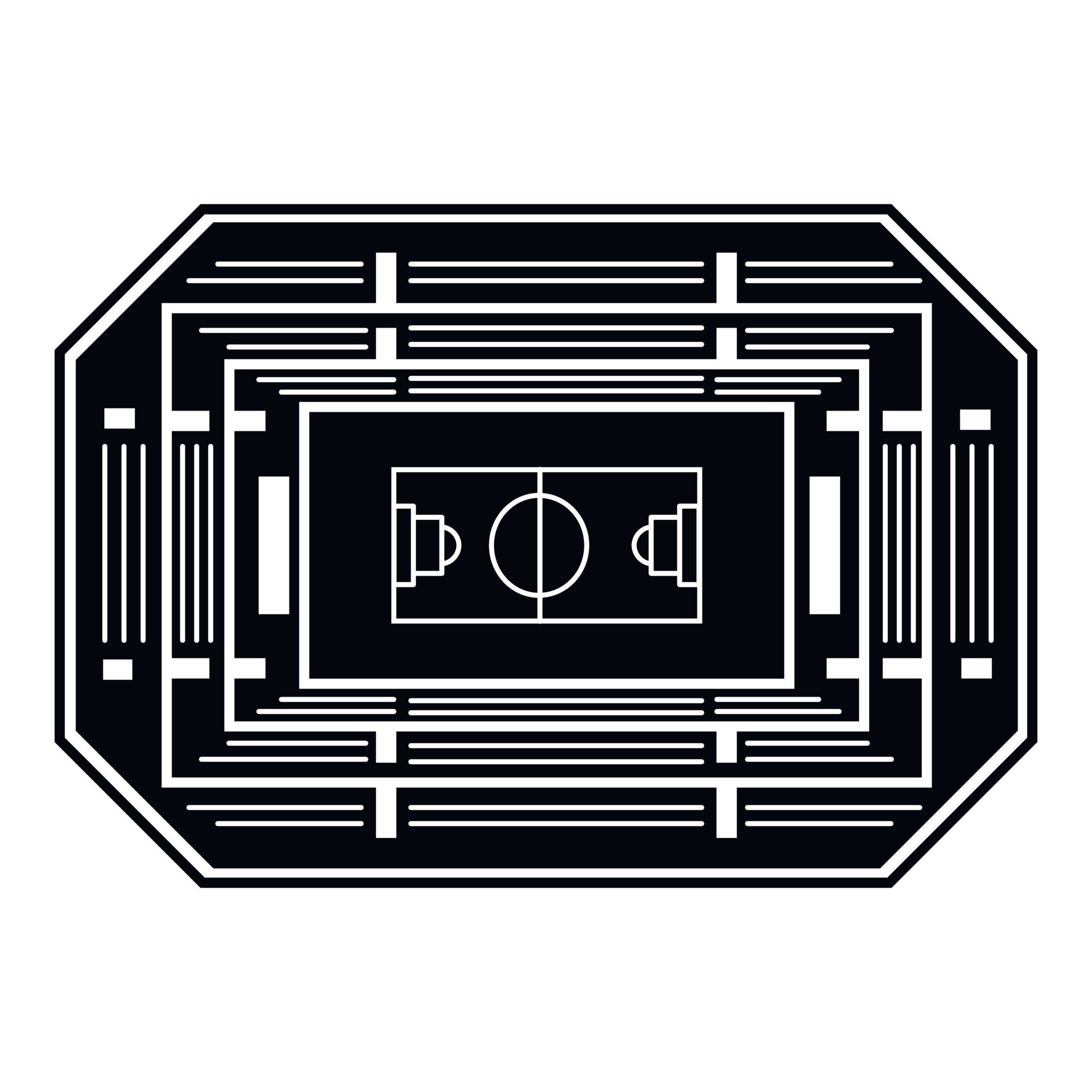 Basketball arena top view icon, simple style 15203026 Vector Art at