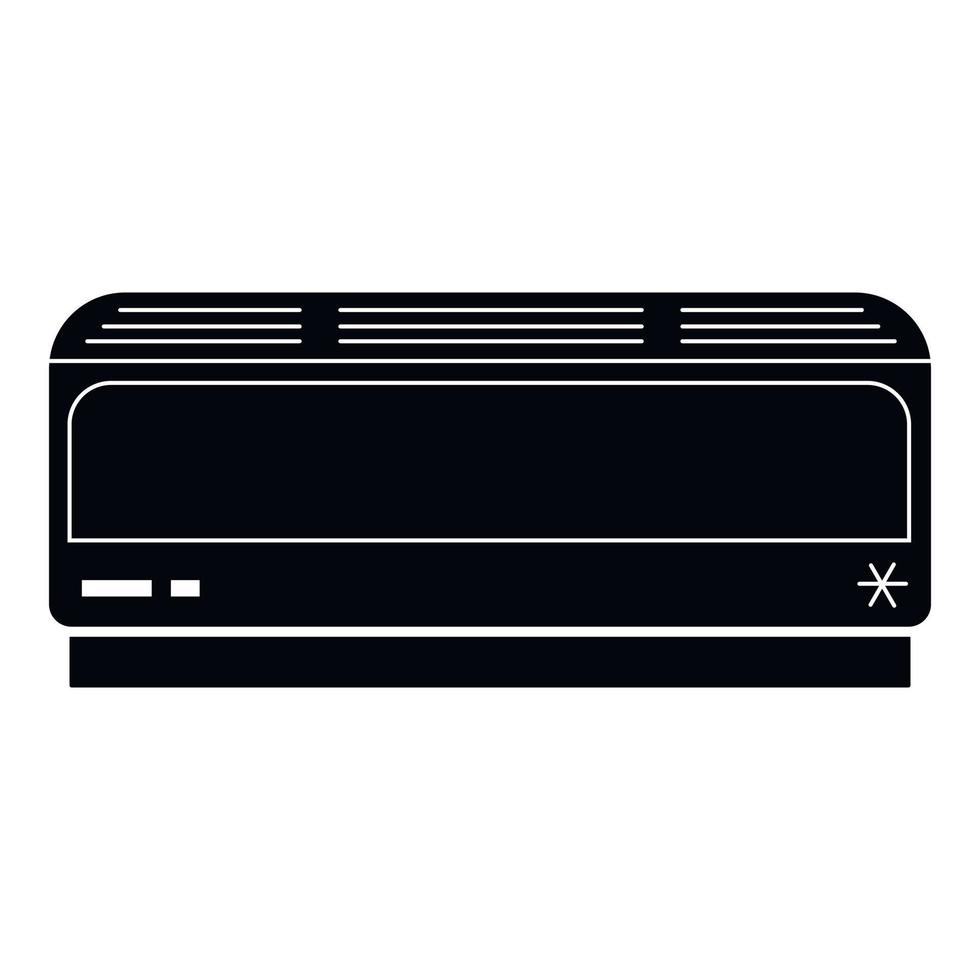 Air conditioning inside icon, simple style vector