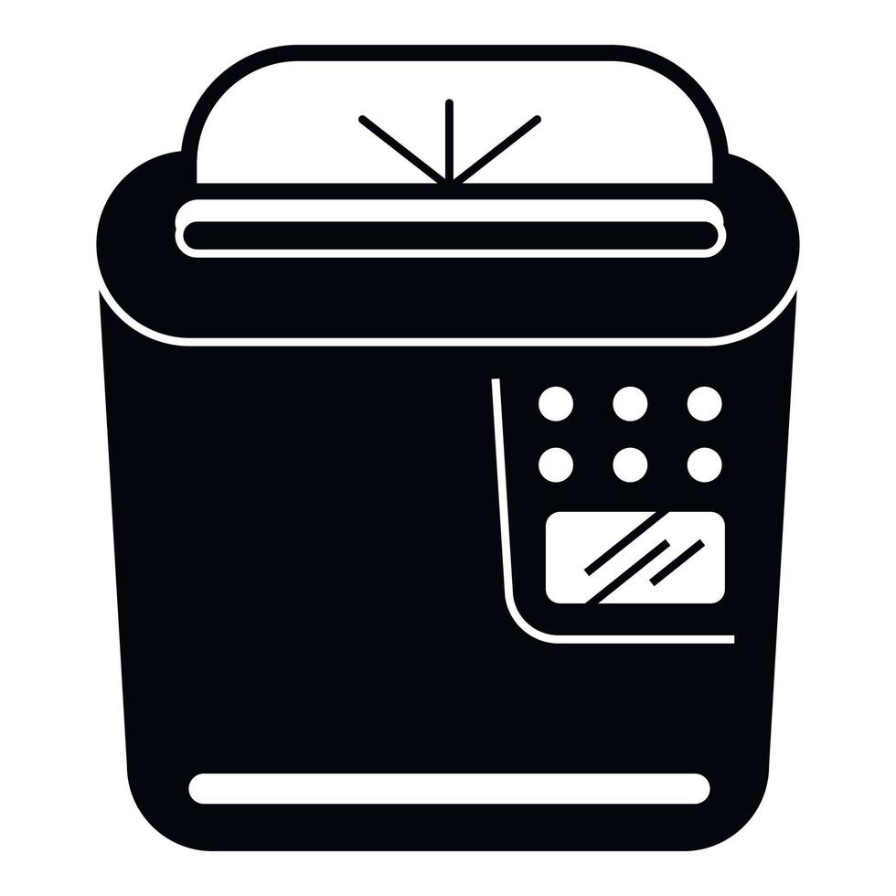 icono de impresora doméstica, estilo simple vector