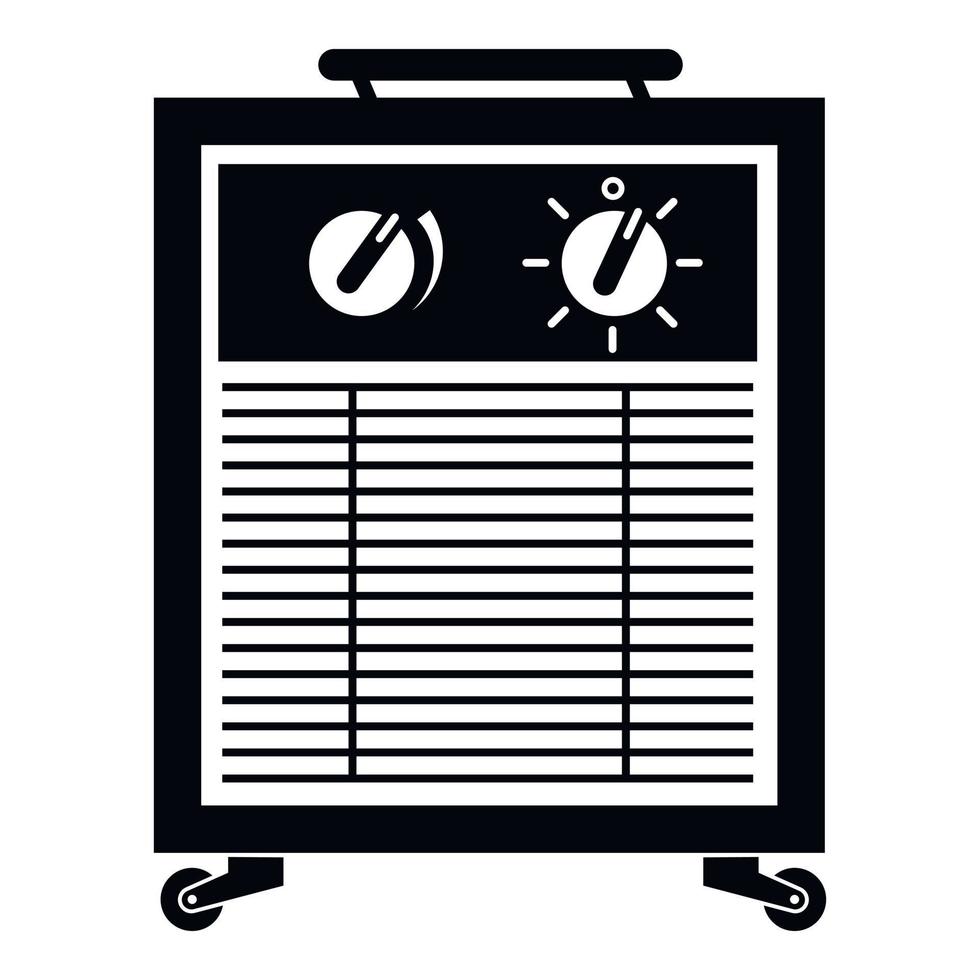 Air cleaner icon, simple style vector