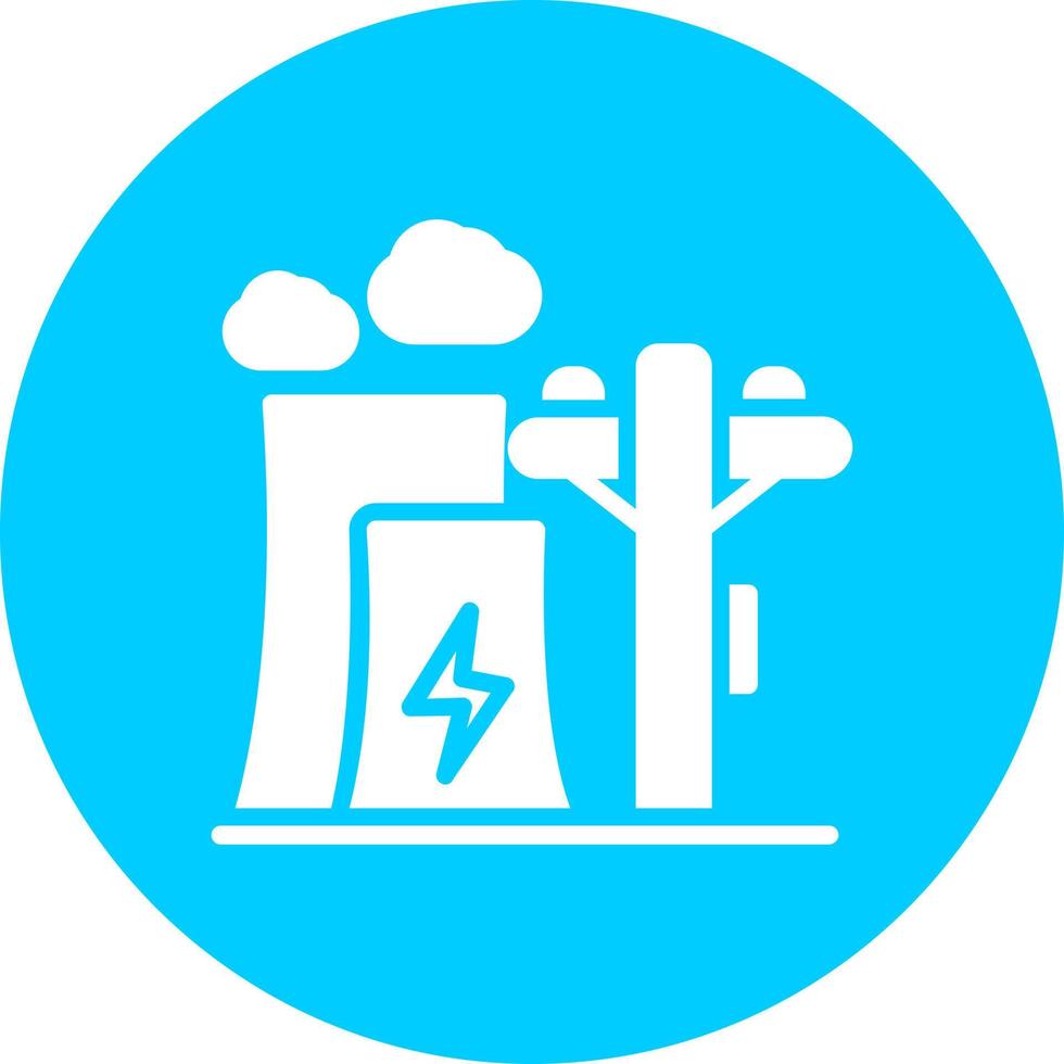 Electric Factory Vector Icon