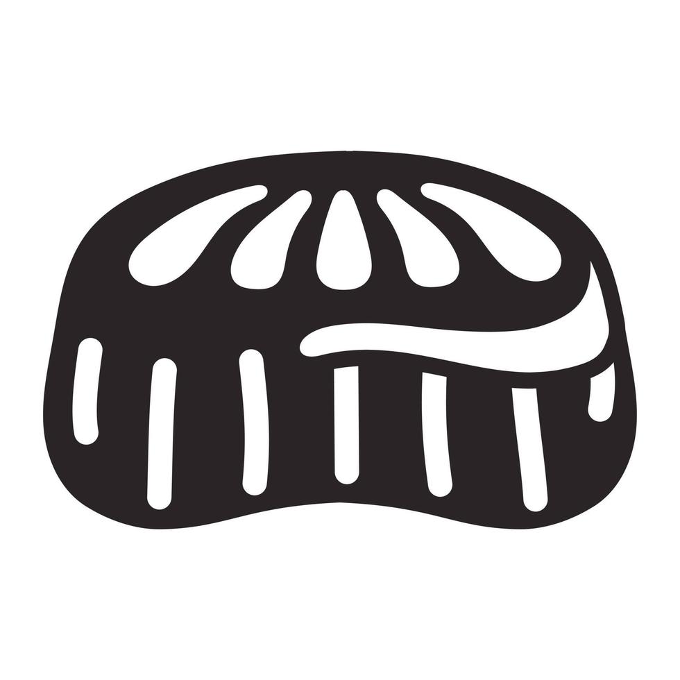 Candy jelly icon, simple style vector