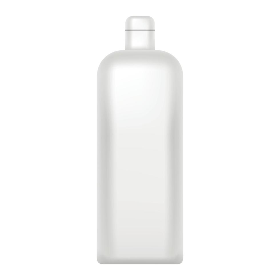 Gel bottle icon, realistic style vector