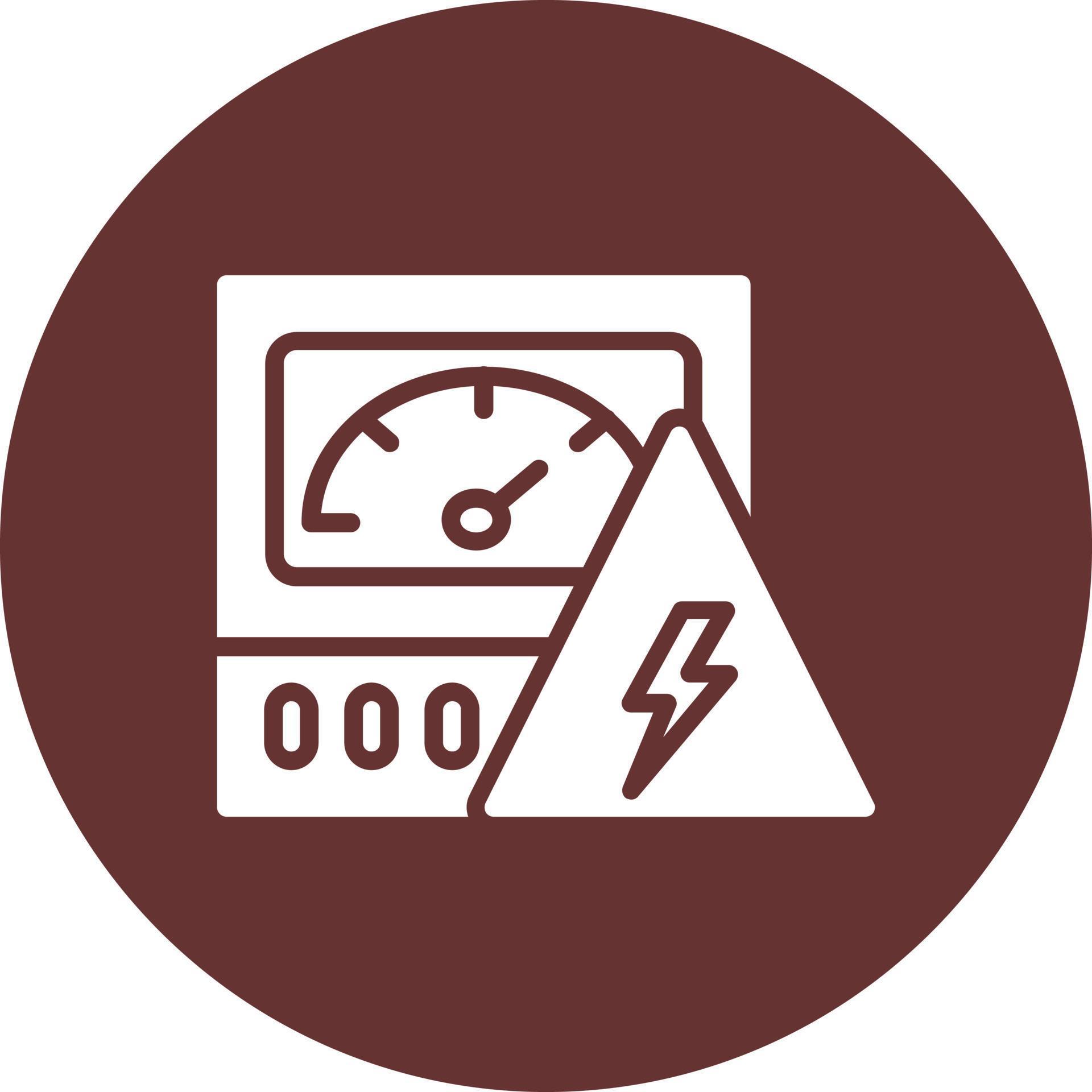 Electric Meter Vector Icon 15204871 Vector Art at Vecteezy