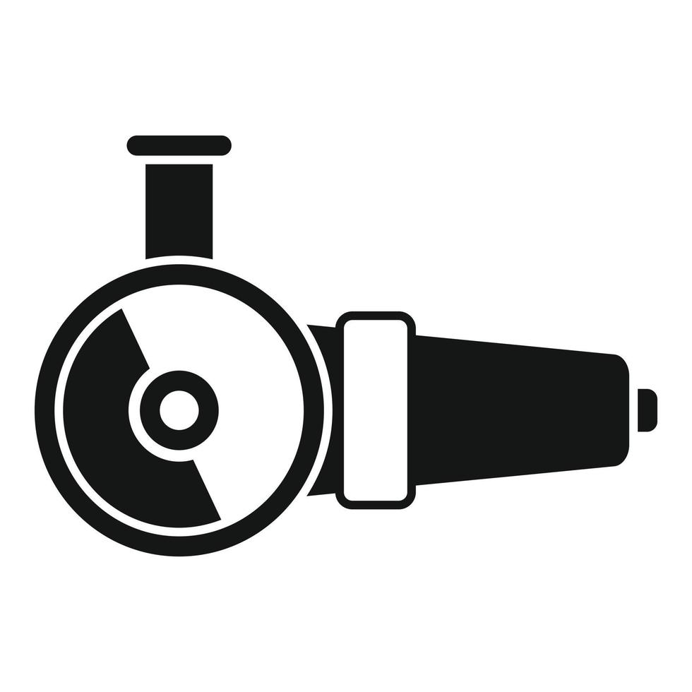 Grinding machine icon simple vector. Grinder saw vector