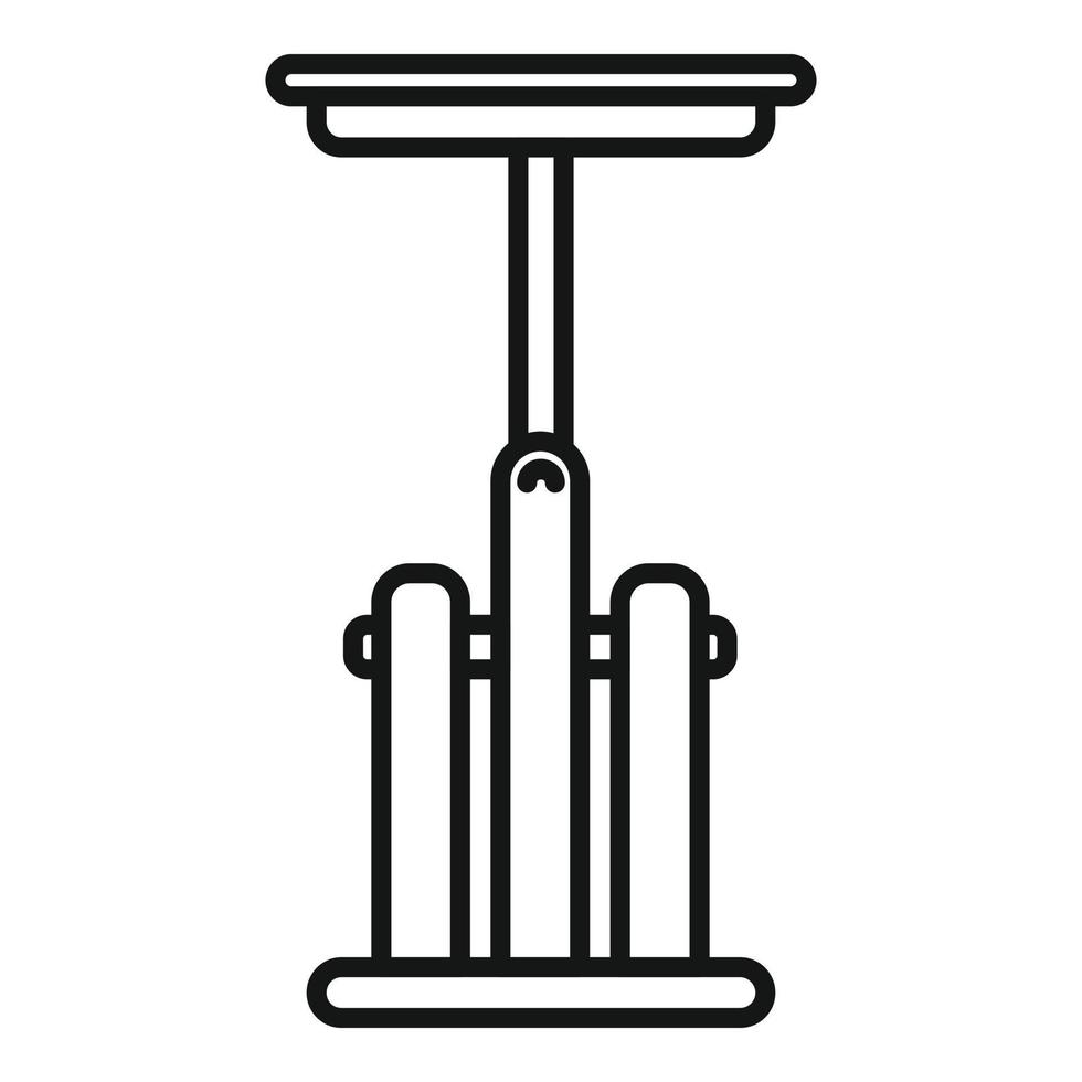 Machine car lift icon outline vector. Auto garage vector