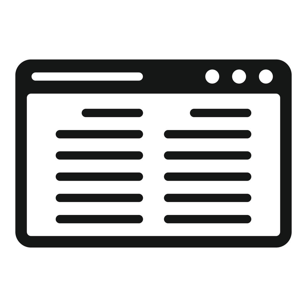 Web scenario icon simple vector. Film movie vector