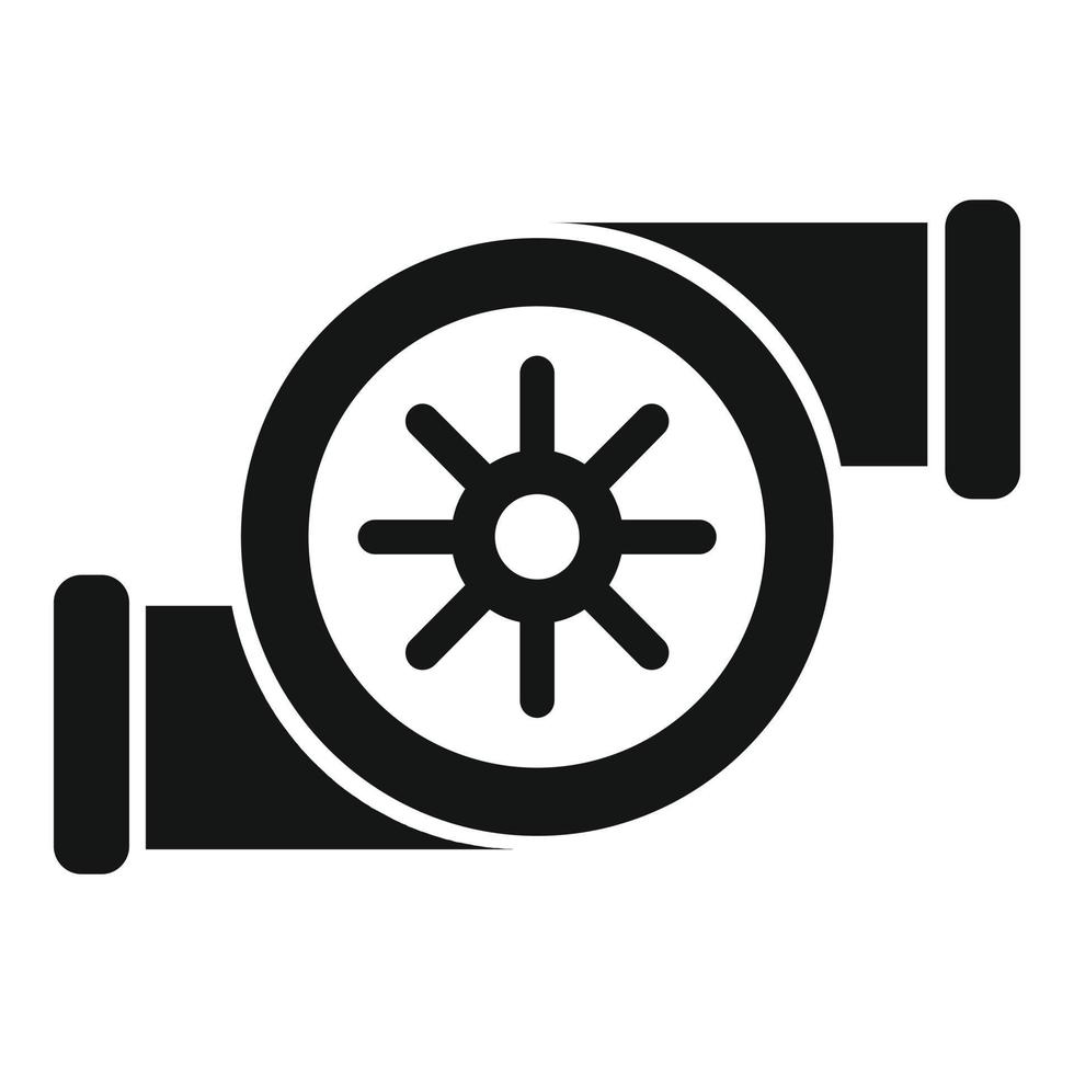 Car turbo icon simple vector. Engine charger vector