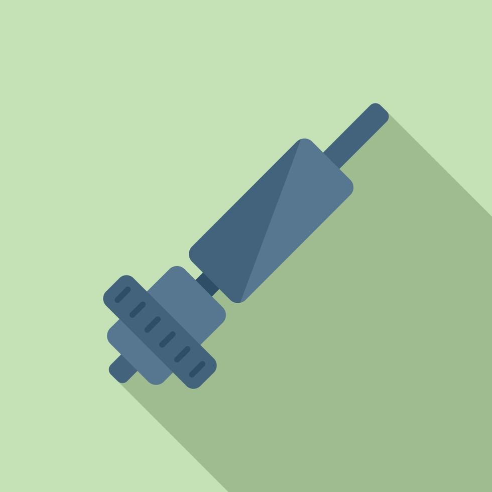 Car motor part icon flat vector. Auto vehicle vector