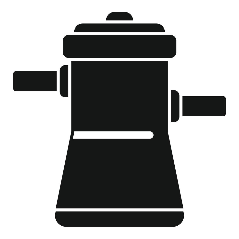 Limpiador de agua icono de piscina vector simple. servicio de red