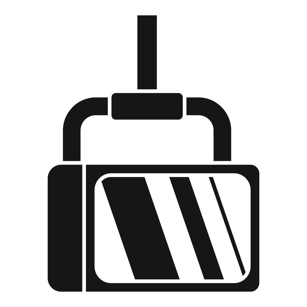 Cinema light icon simple vector. Video film vector