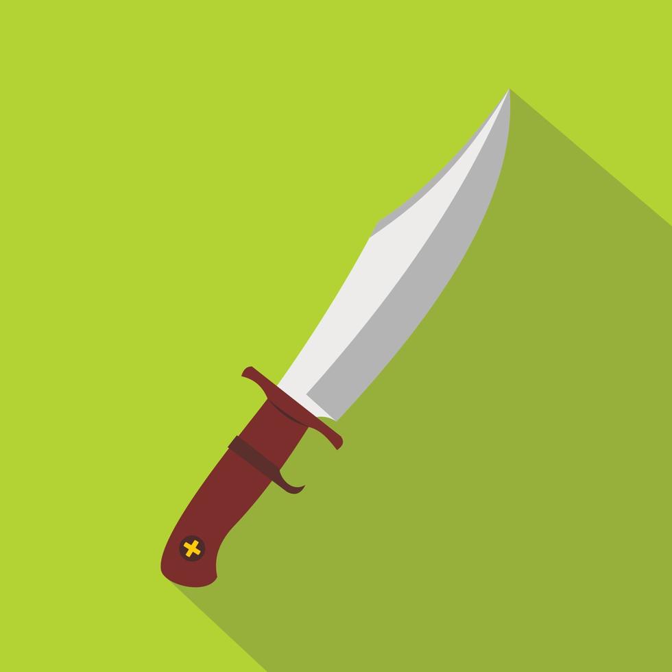 Dagger icon, flat style vector