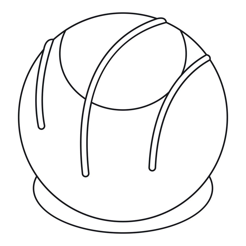 Bakery icon , outline style vector