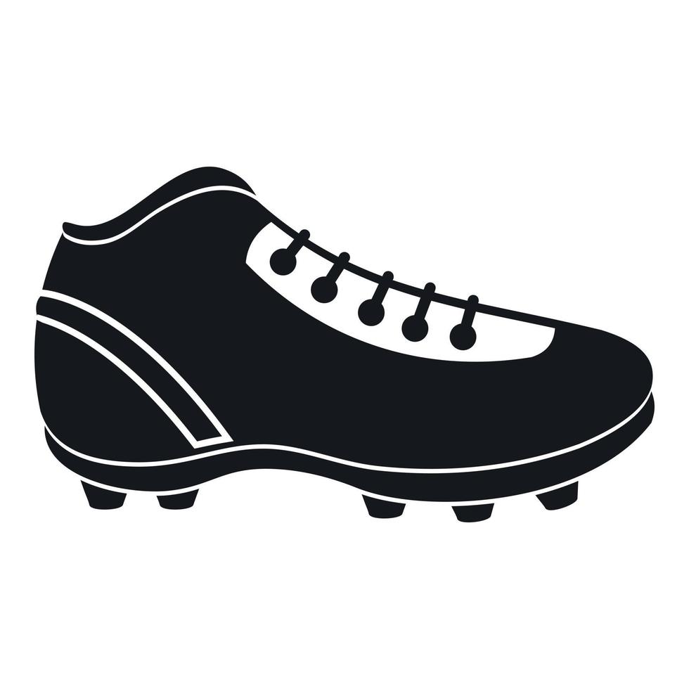 Baseball cleat icon, simple style vector