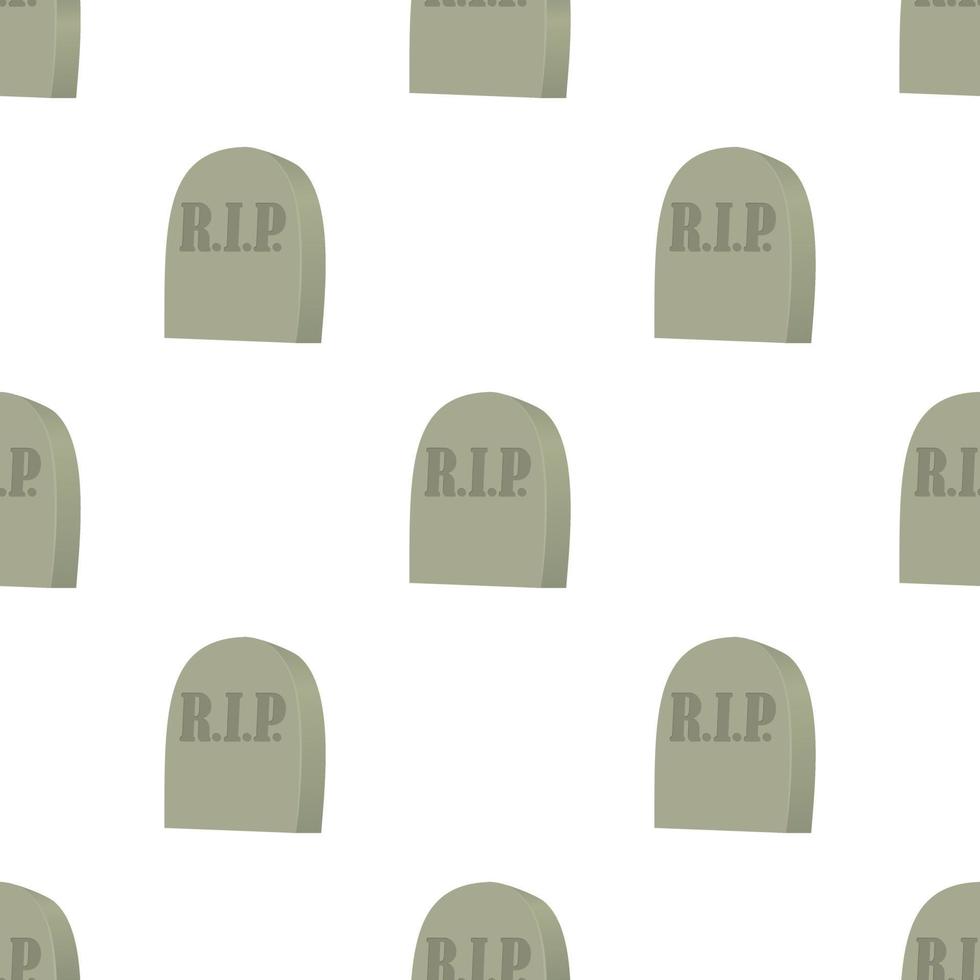 Monument on grave pattern seamless vector