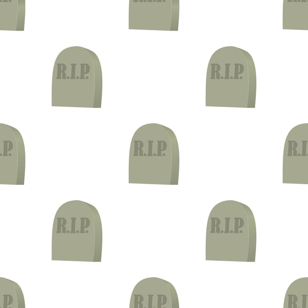 Monument on grave pattern seamless vector