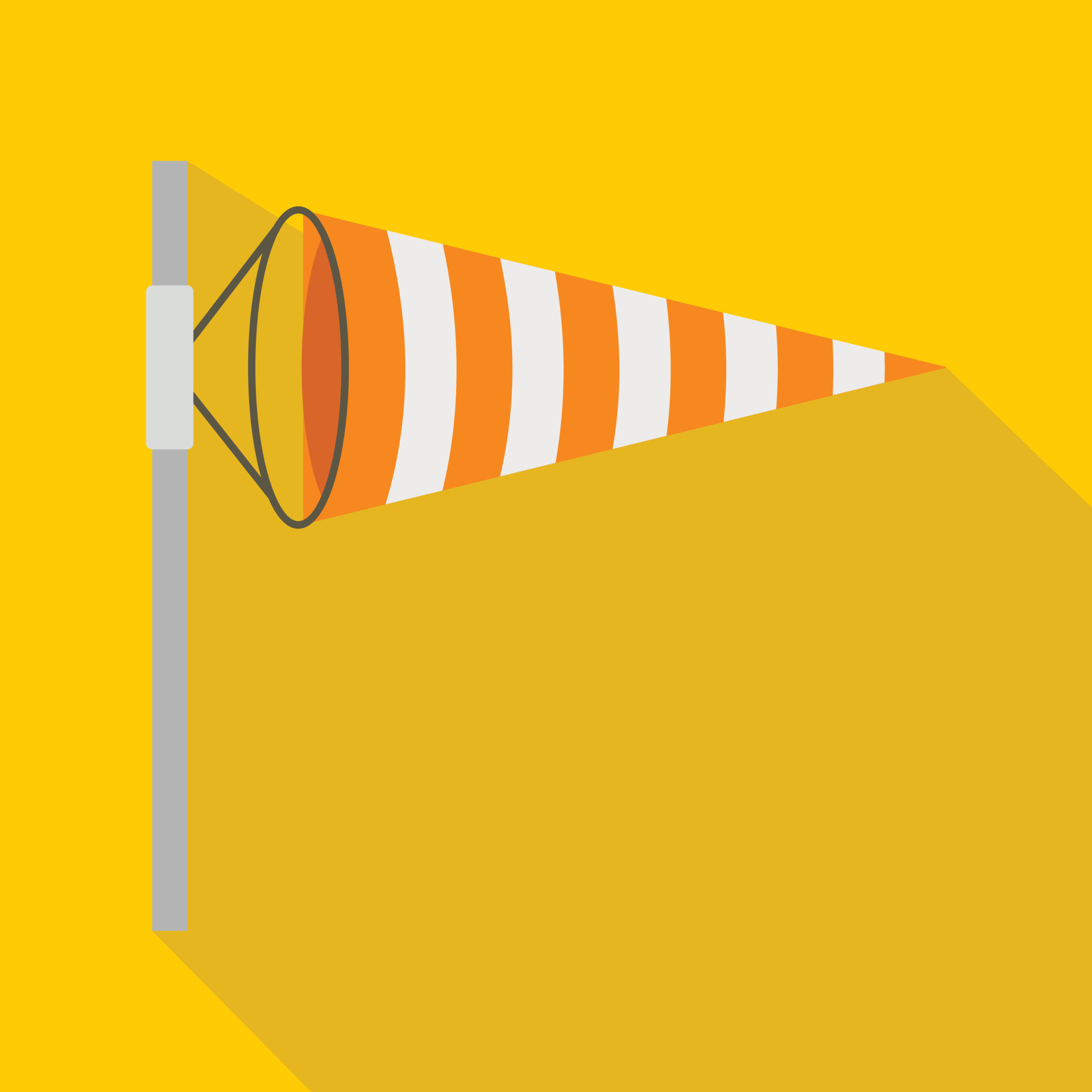 Wind direction indicator icon, flat style 15206882 Vector Art at Vecteezy