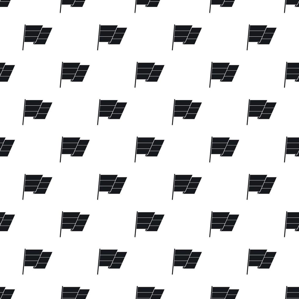 Flag on flagpole pattern, simple style 15206913 Vector Art at Vecteezy