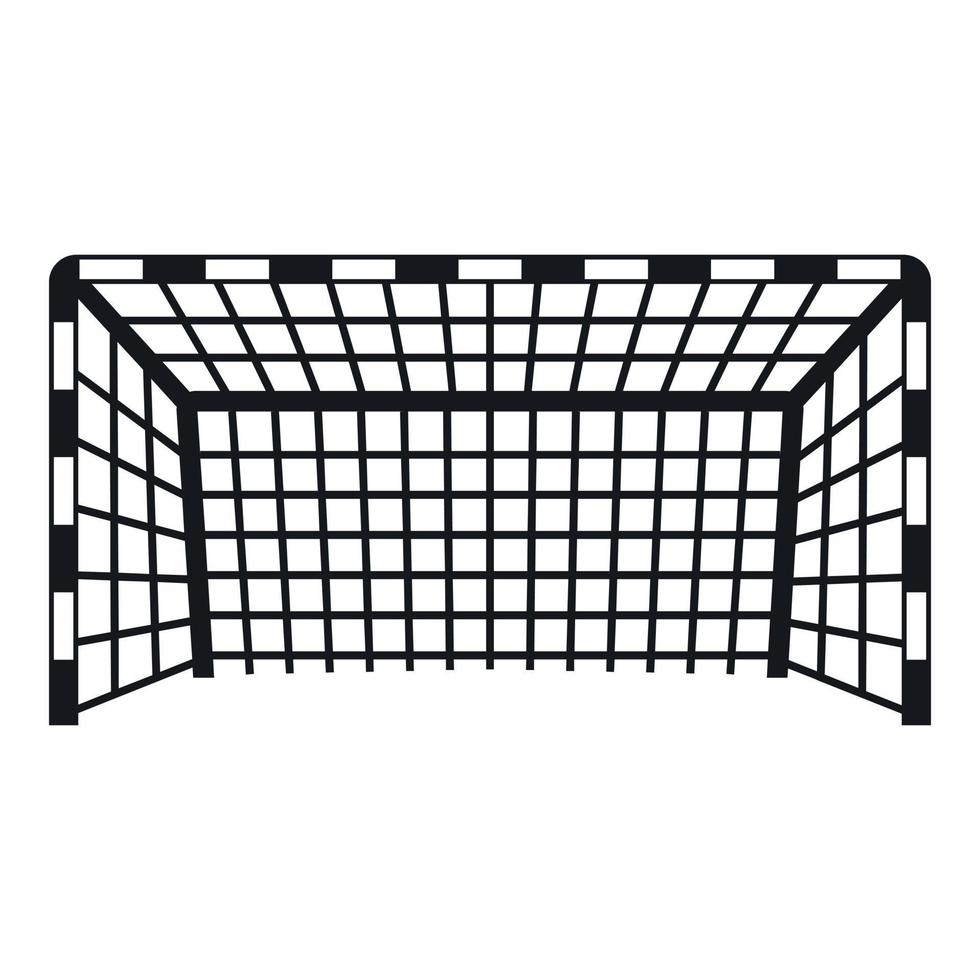 Goal post icon, simple style vector
