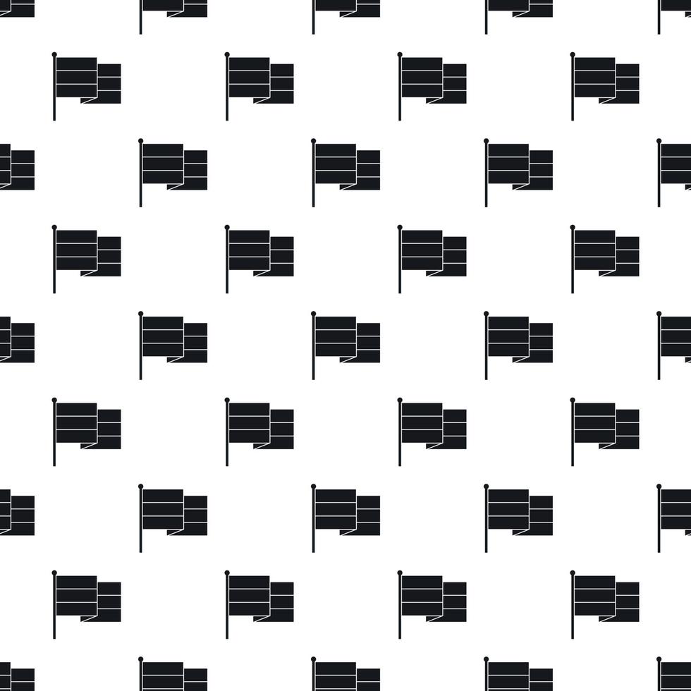 Flag pattern, simple style vector