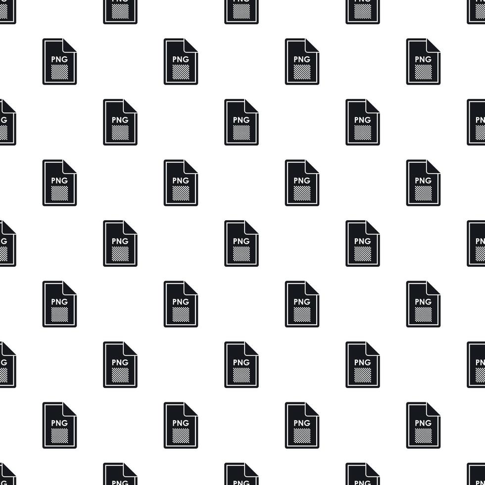 PNG file pattern, simple style vector