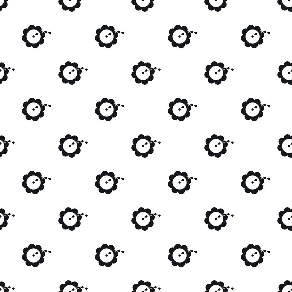 Flower s,ler pattern, simple style vector