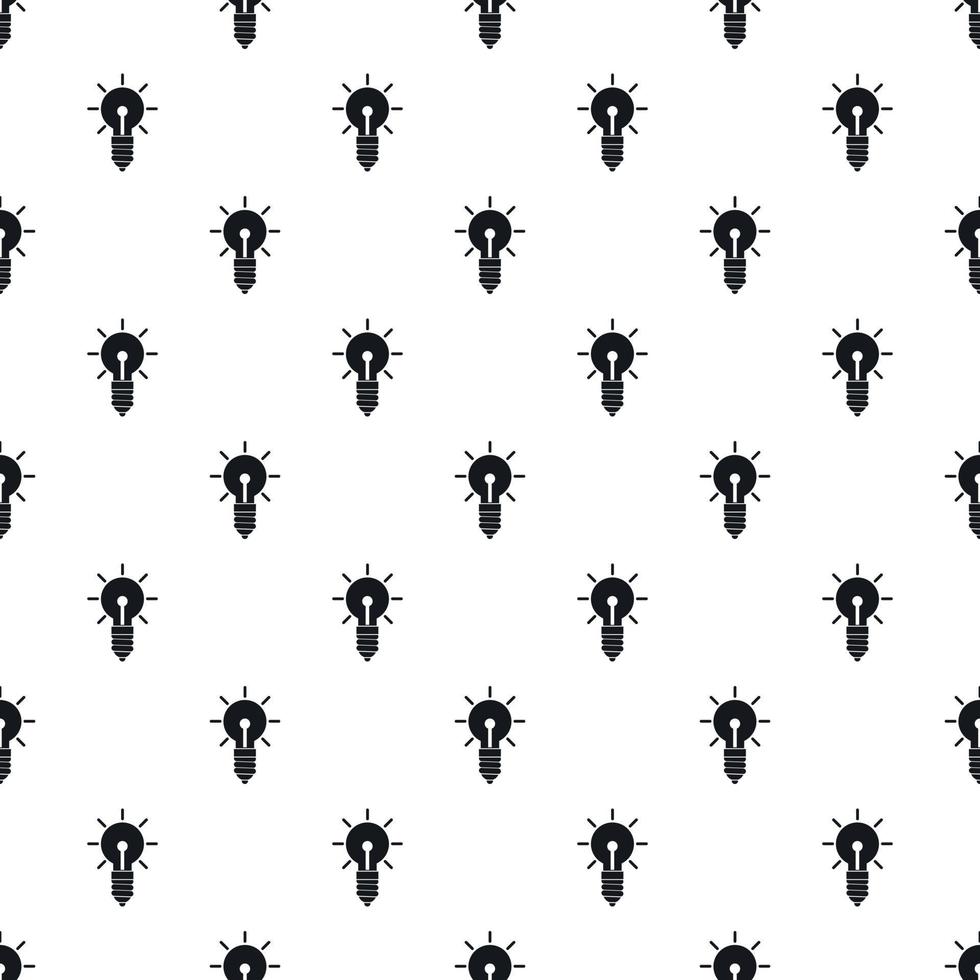 Bulb pattern, simple style vector