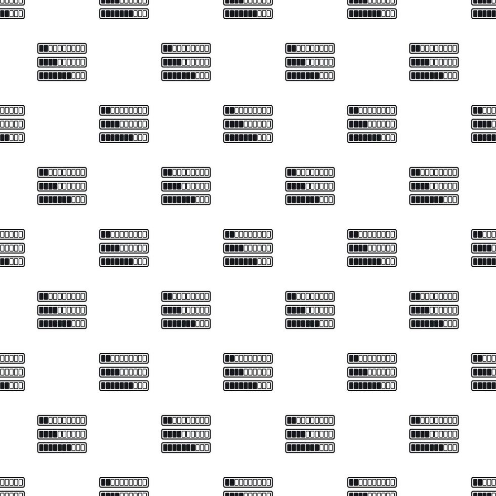 Loading bars pattern, simple style vector