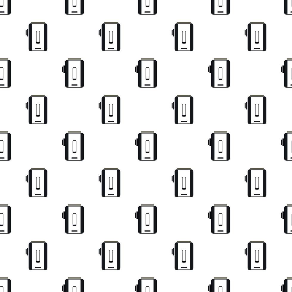 Box mod, vaporizer pattern, simple style vector