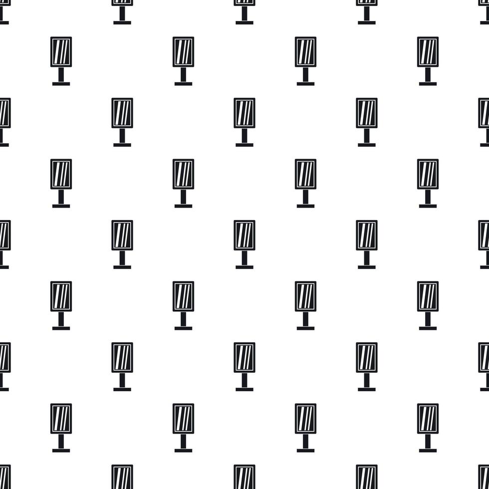 Retro microphone pattern, simple style vector