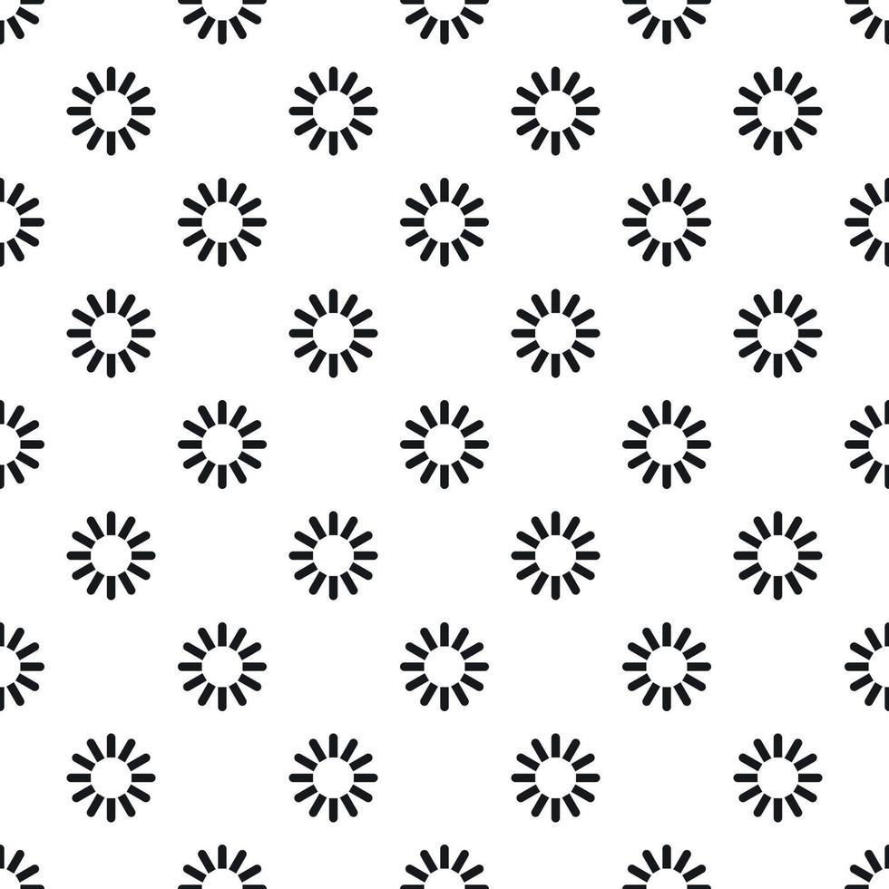 Loading spinner pattern, simple style vector