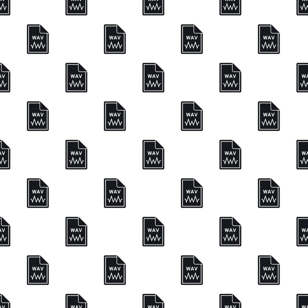 WAV file pattern, simple style vector