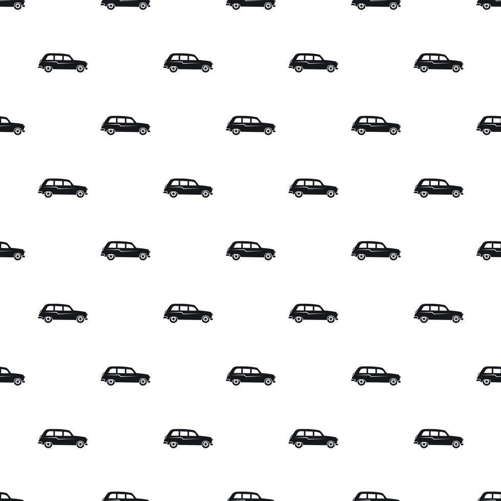 London black cab pattern, simple style vector