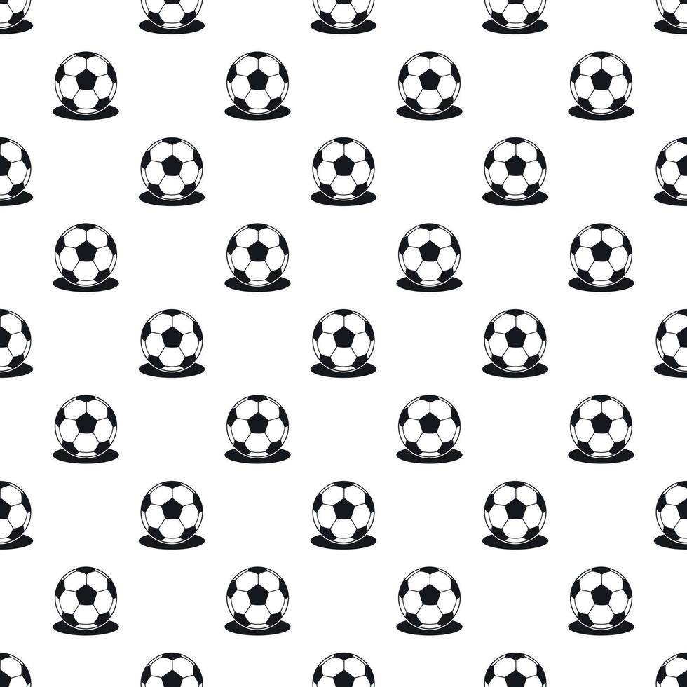 Soccer ball pattern, simple style vector